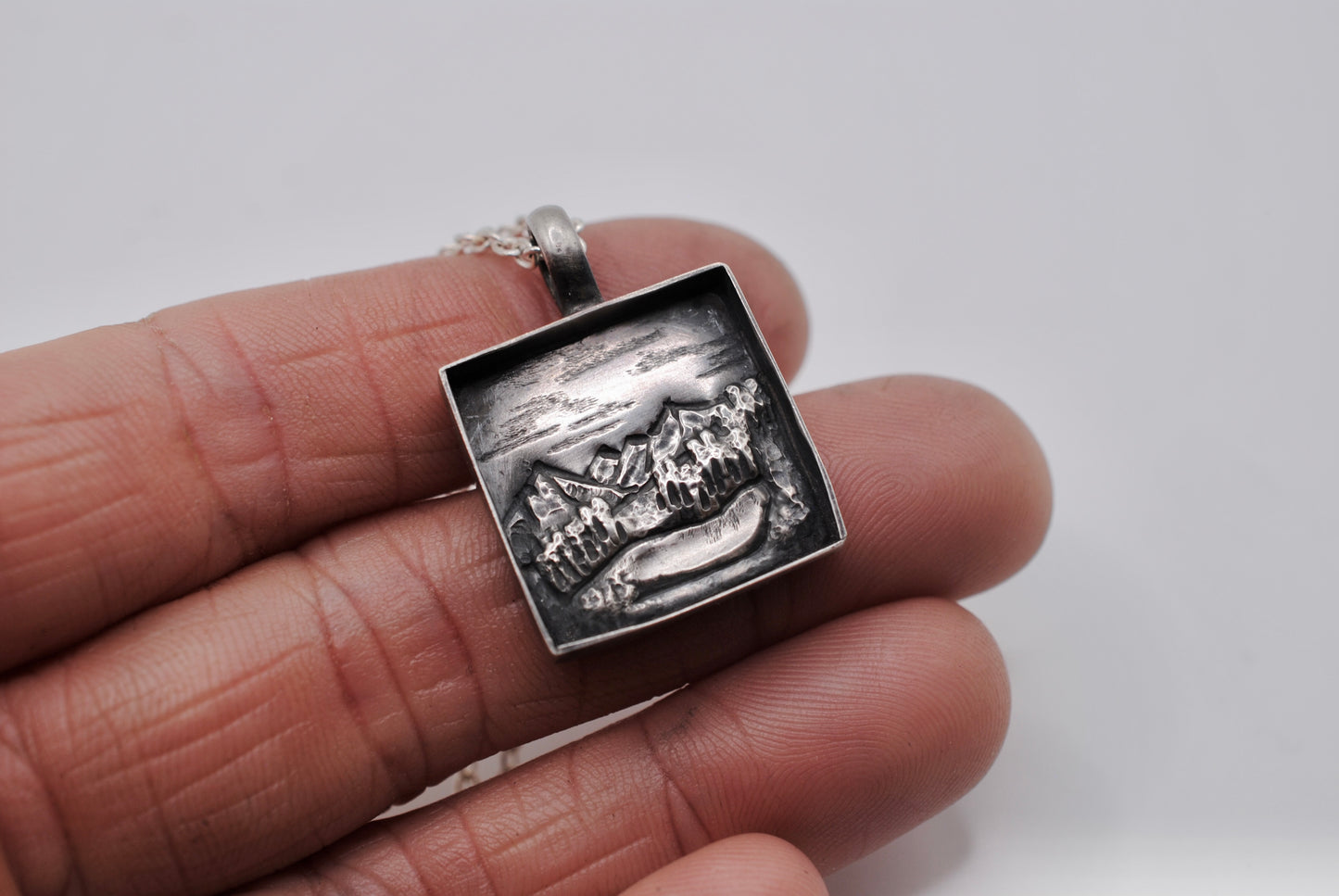 ShadowBox Alpine Lake Necklace