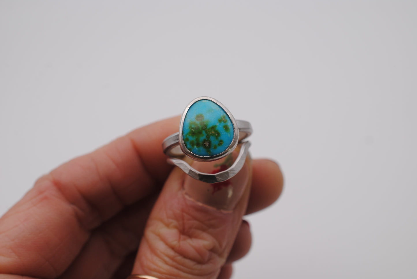 Turquoise Ring Set - Size 7.25