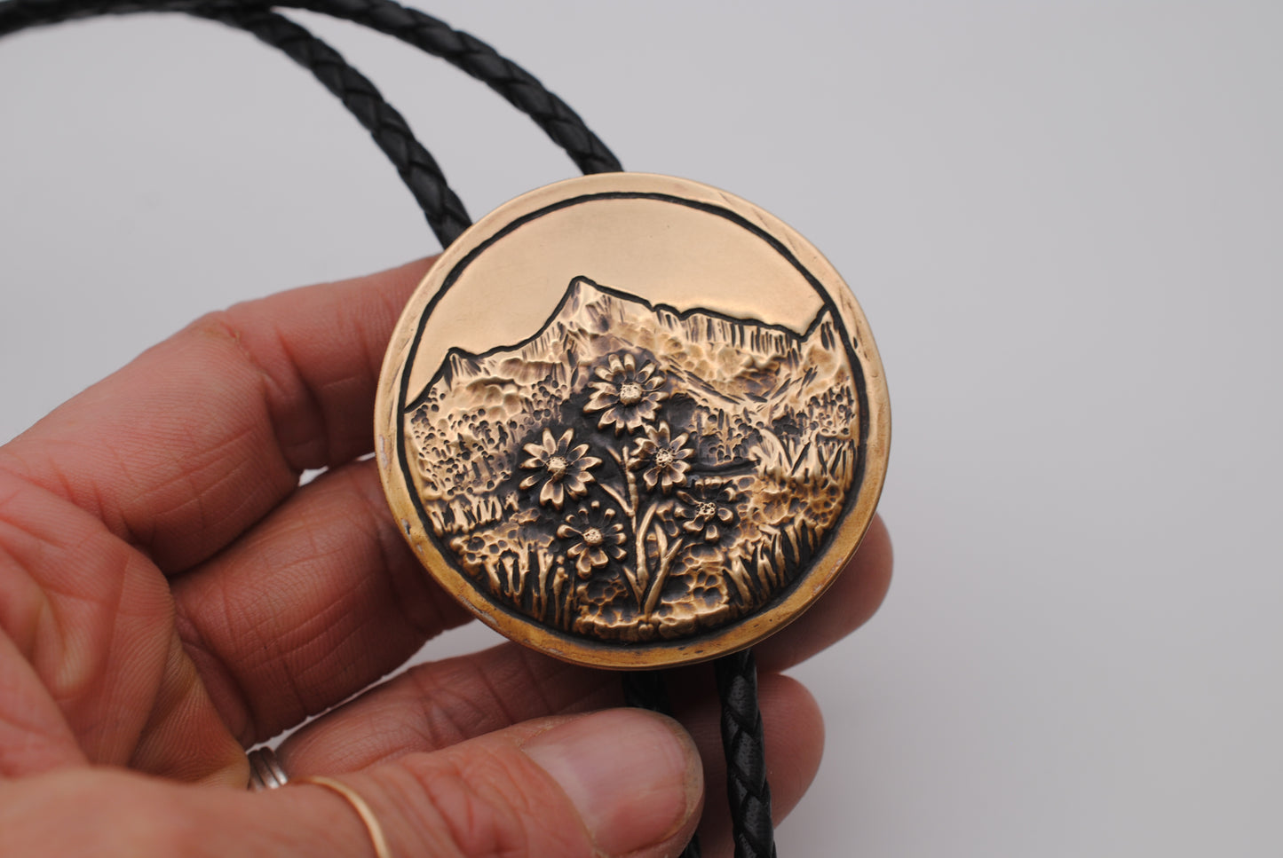 Mountain Sunflower Bolo Tie