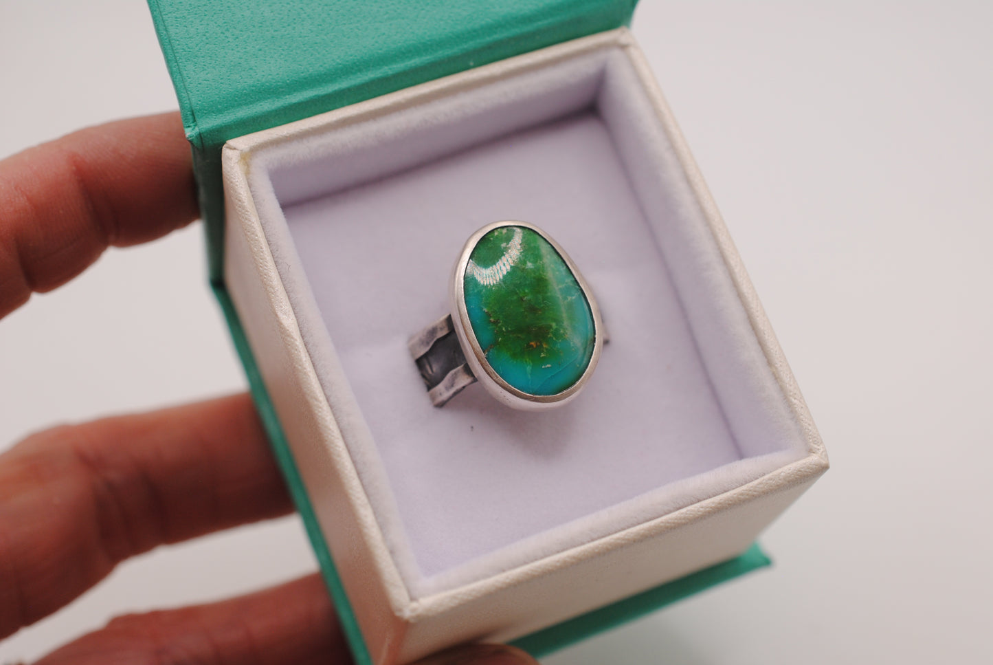 Aspen Ring with Turquoise - Size 10