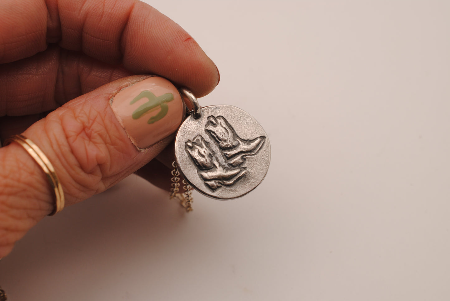 Cowboy Boot Pendant