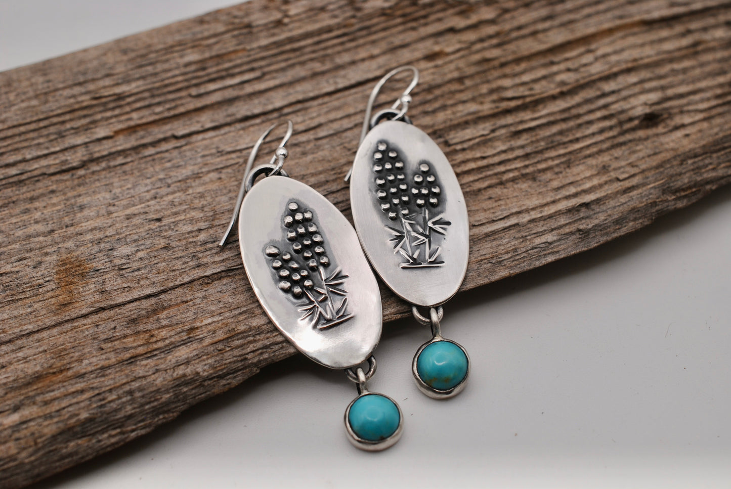 Turquoise Wildflower Earrings