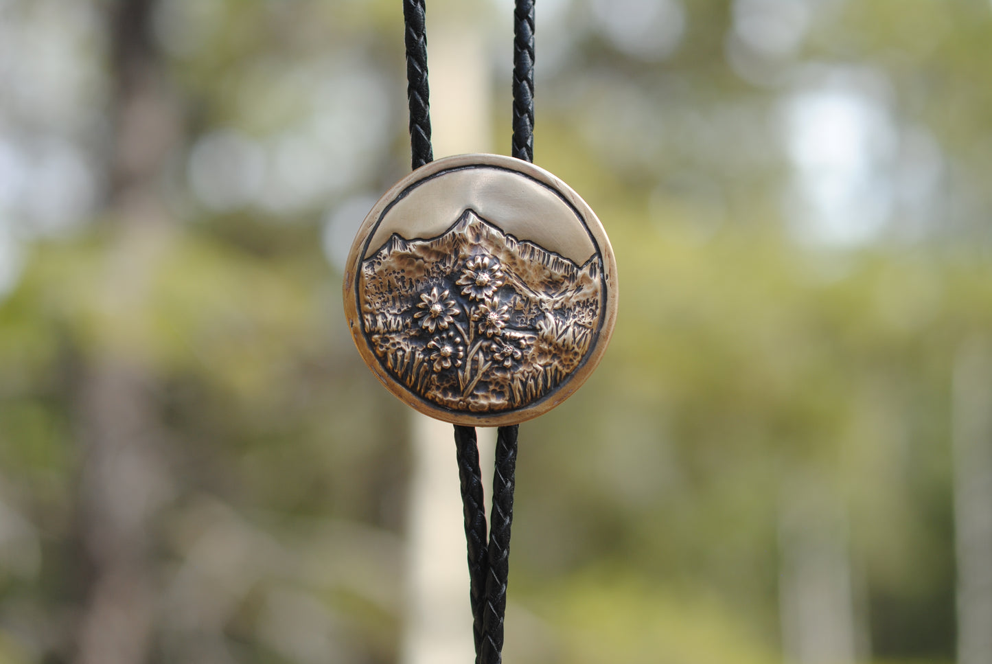 Mountain Sunflower Bolo Tie