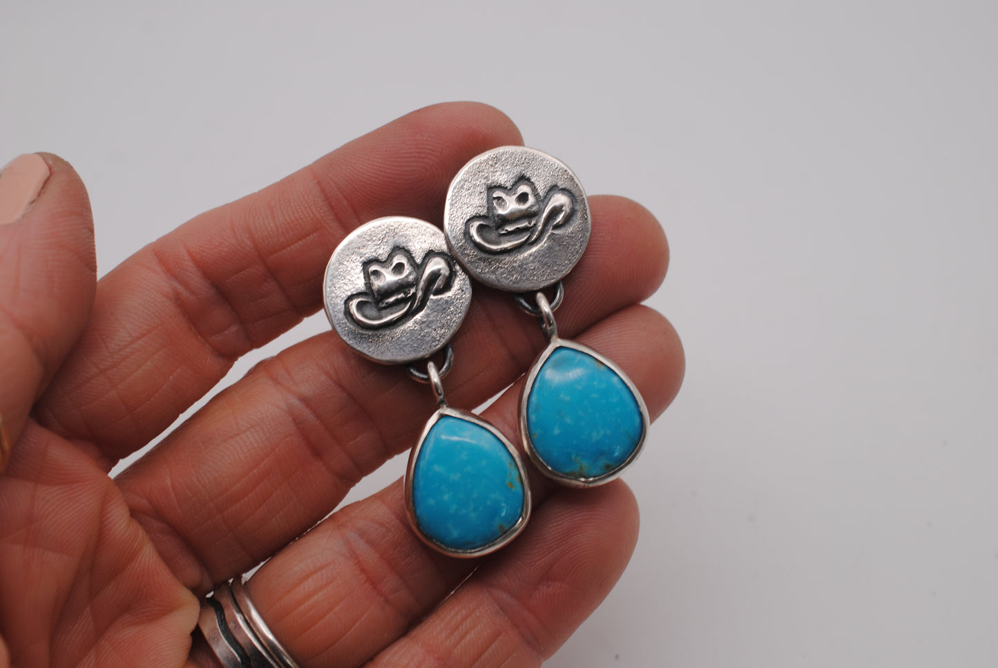Turquoise Cowboy Hat Studs