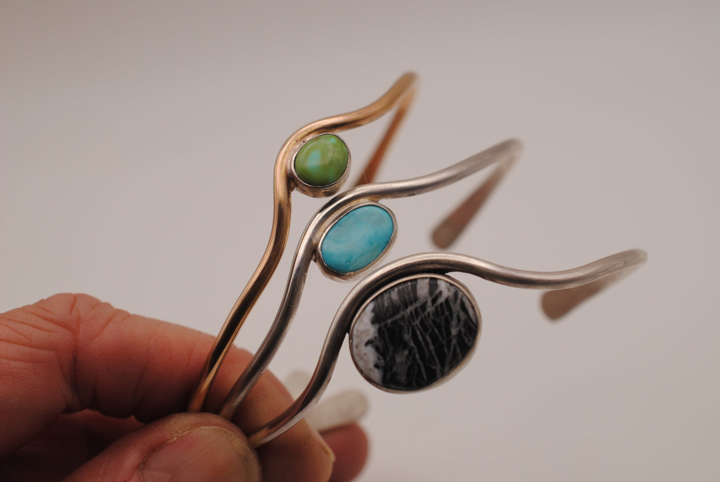 White Buffalo Wave Cuff