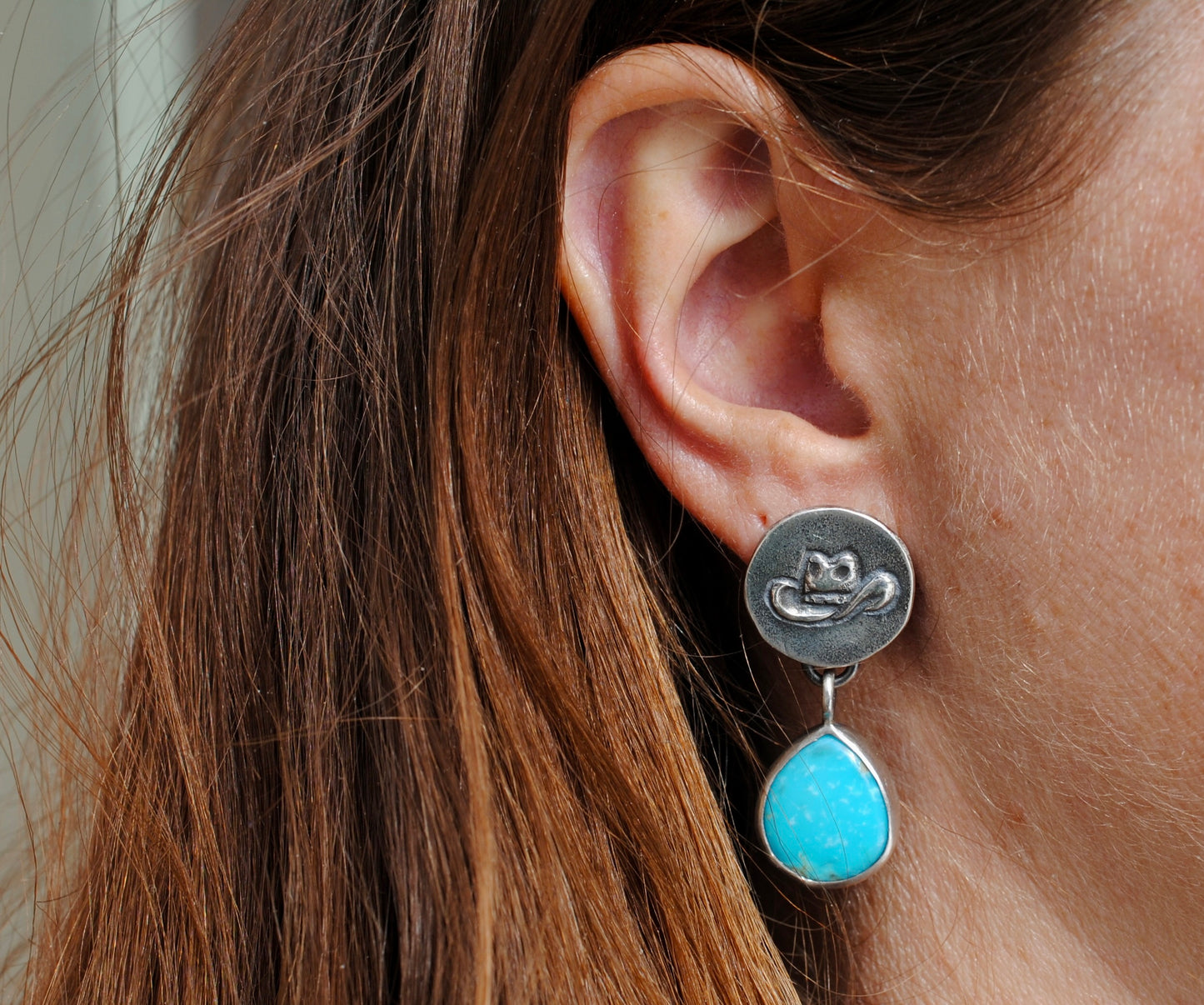 Turquoise Cowboy Hat Studs