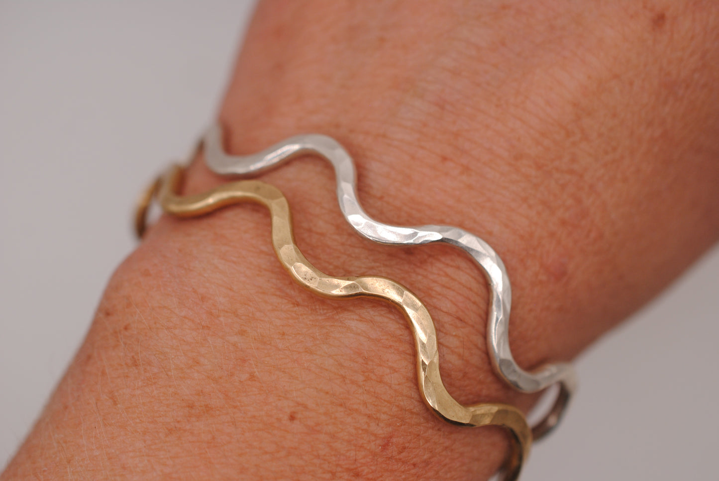 Wavy Cuff Bracelets