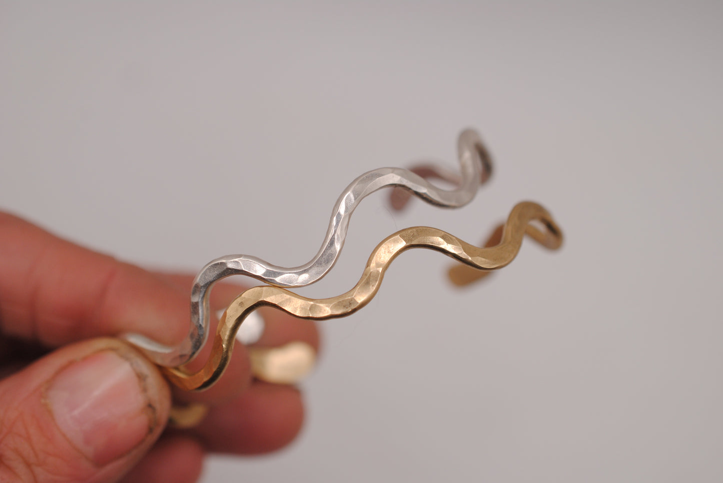Wavy Cuff Bracelets