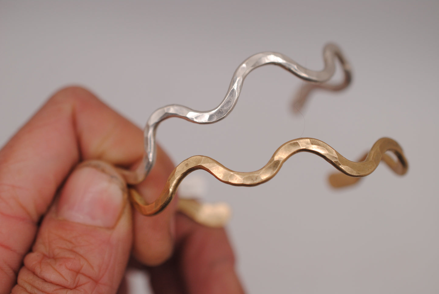 Wavy Cuff Bracelets