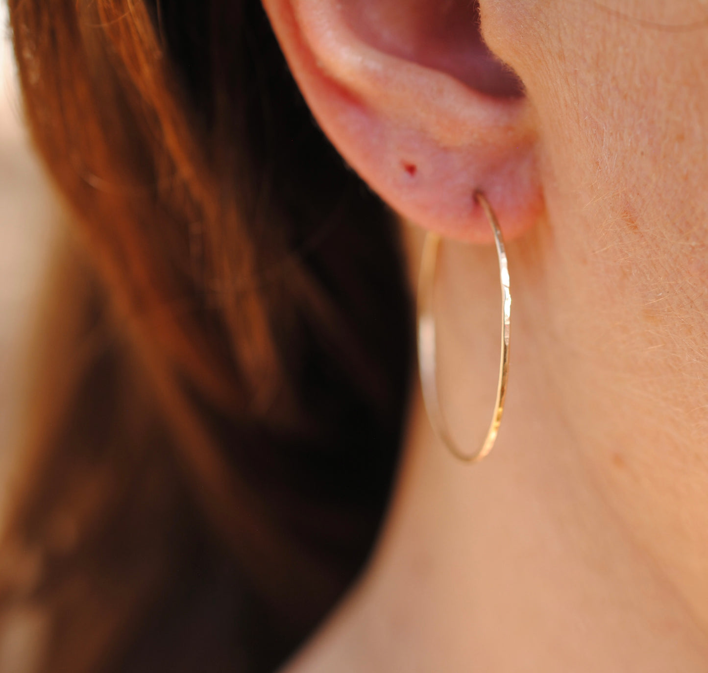 Gold fill hoops