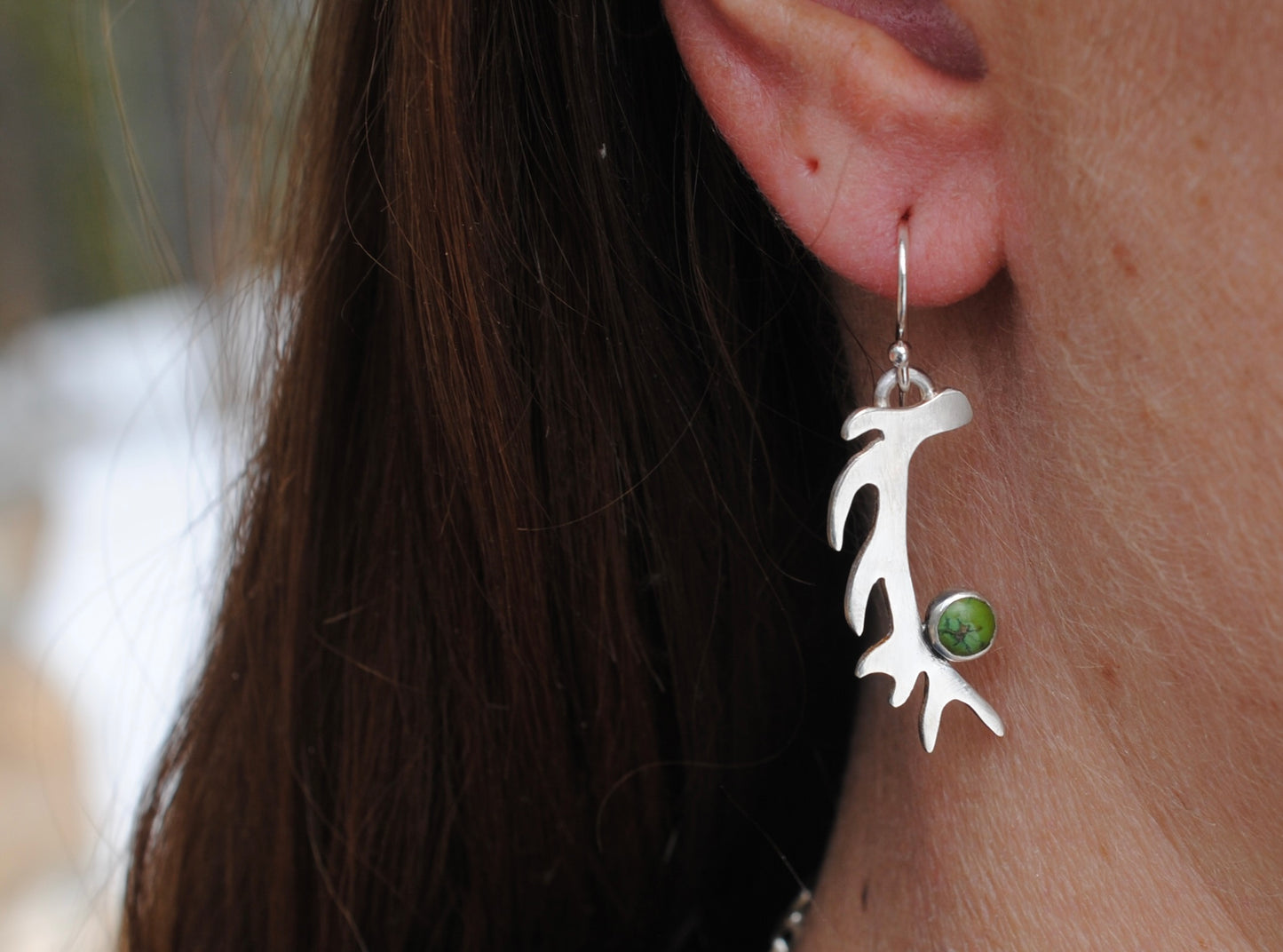 Elk Antler Earrings