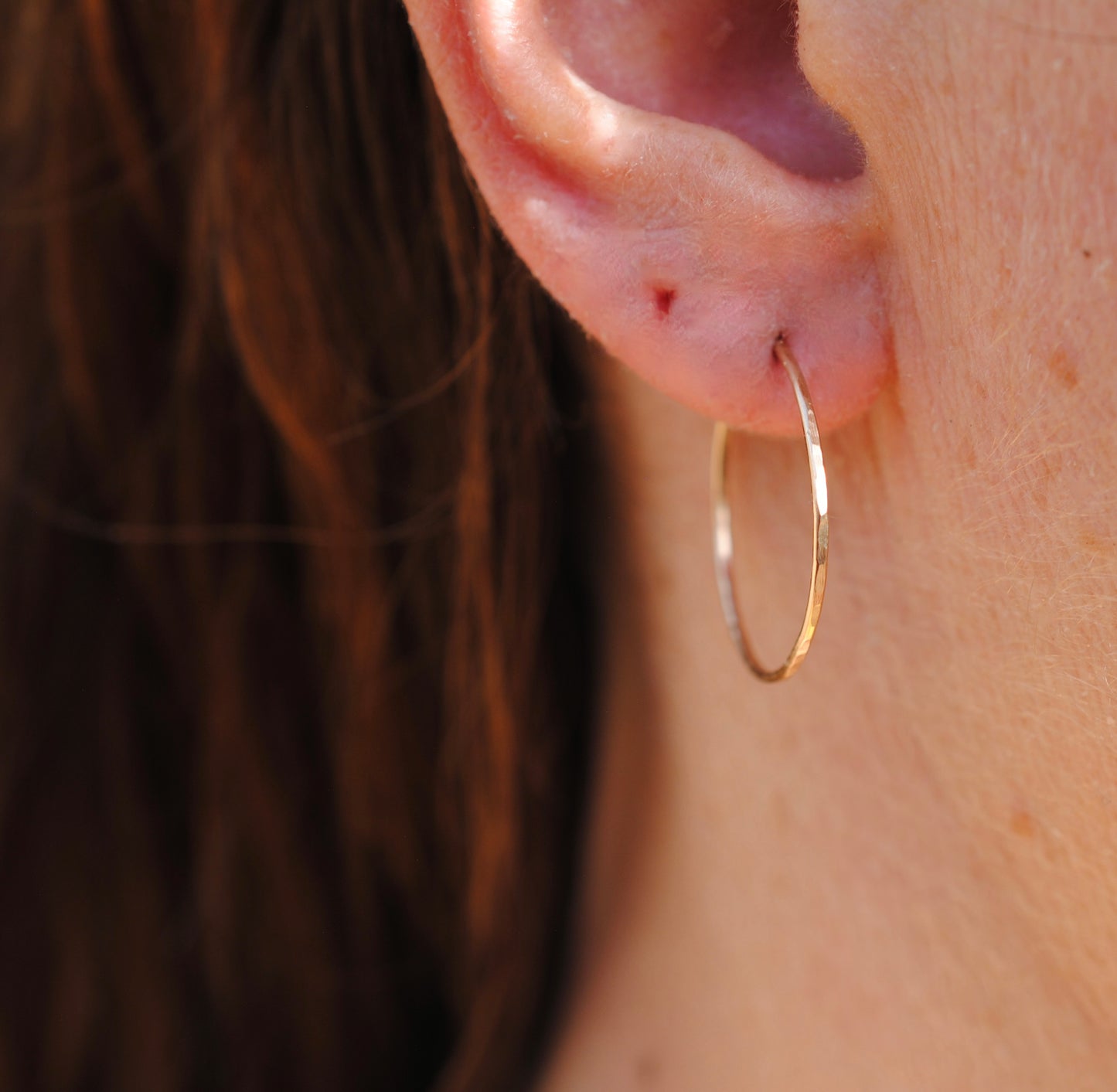 Gold fill hoops