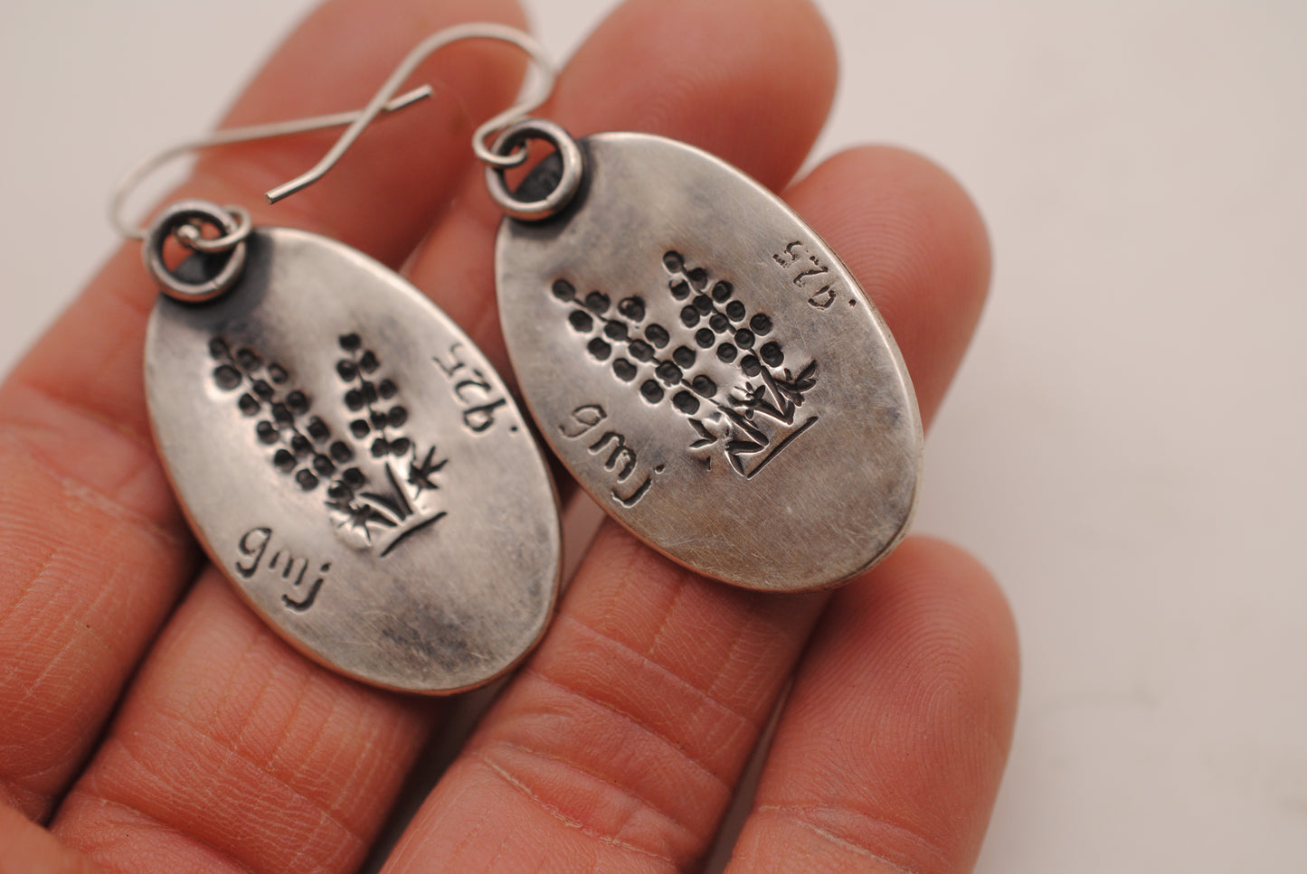 Turquoise Lupine Earrings