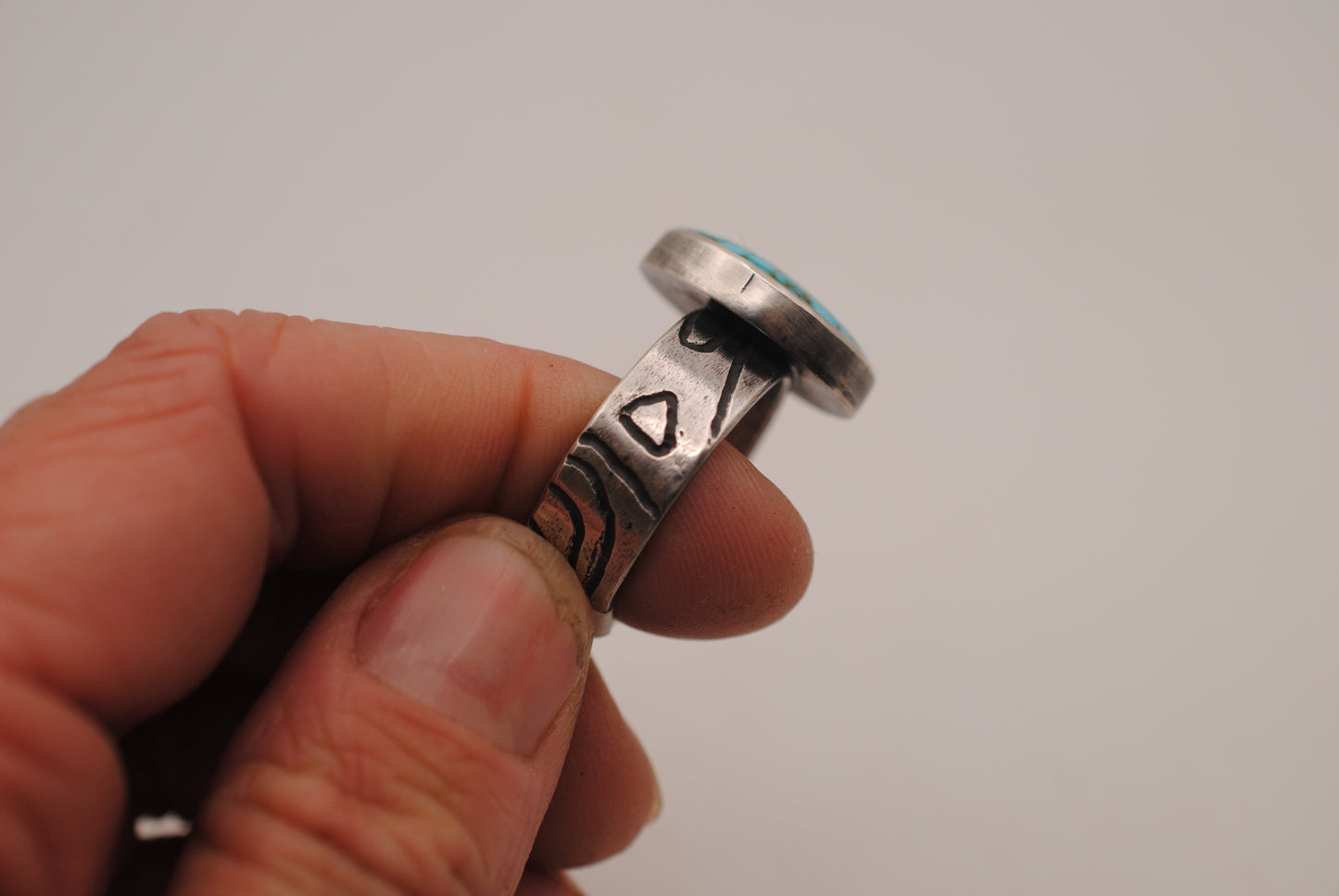 Topography & Turquoise Ring Size 11