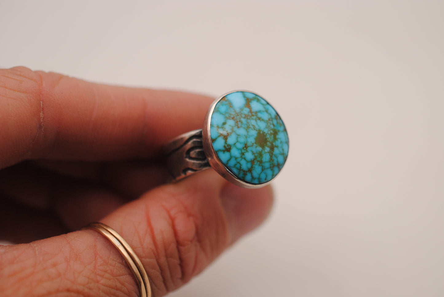Topography & Turquoise Ring Size 11