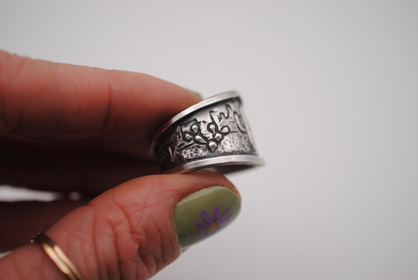 Cactus Scene Ring Size 9