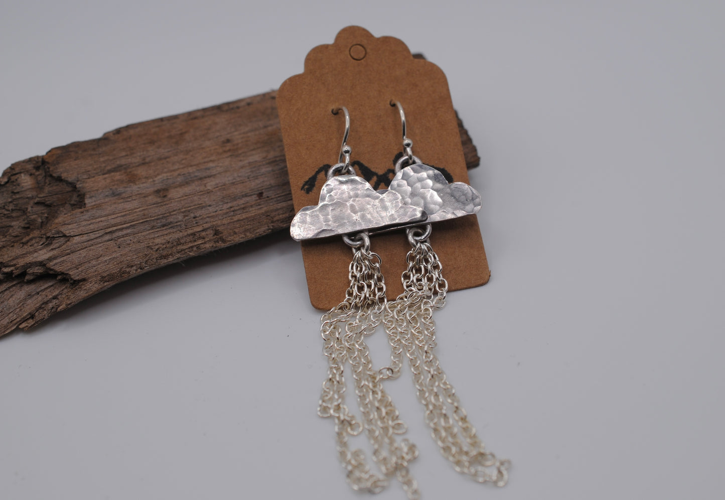 Silver Raincloud Earrings