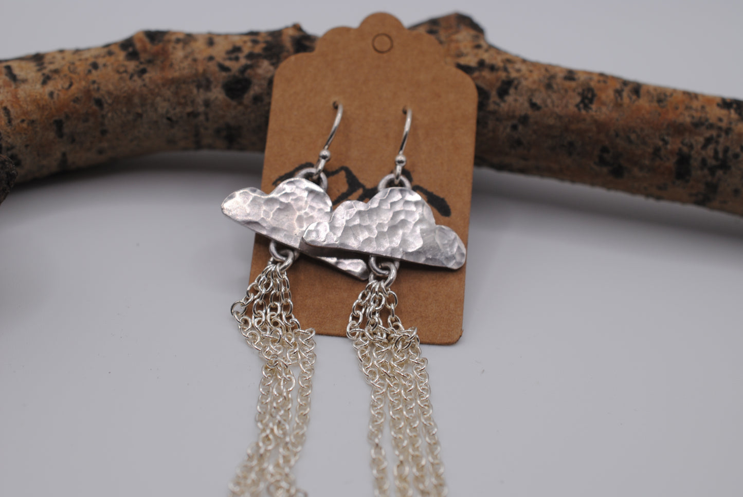 Silver Raincloud Earrings