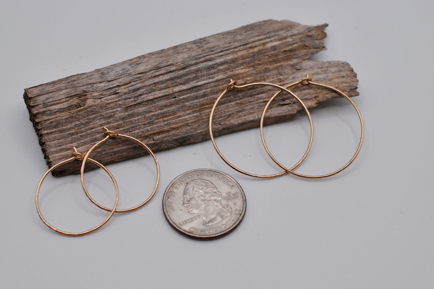 Gold fill hoops