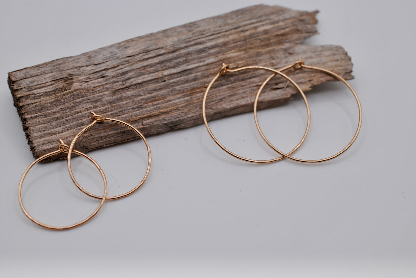 Gold fill hoops