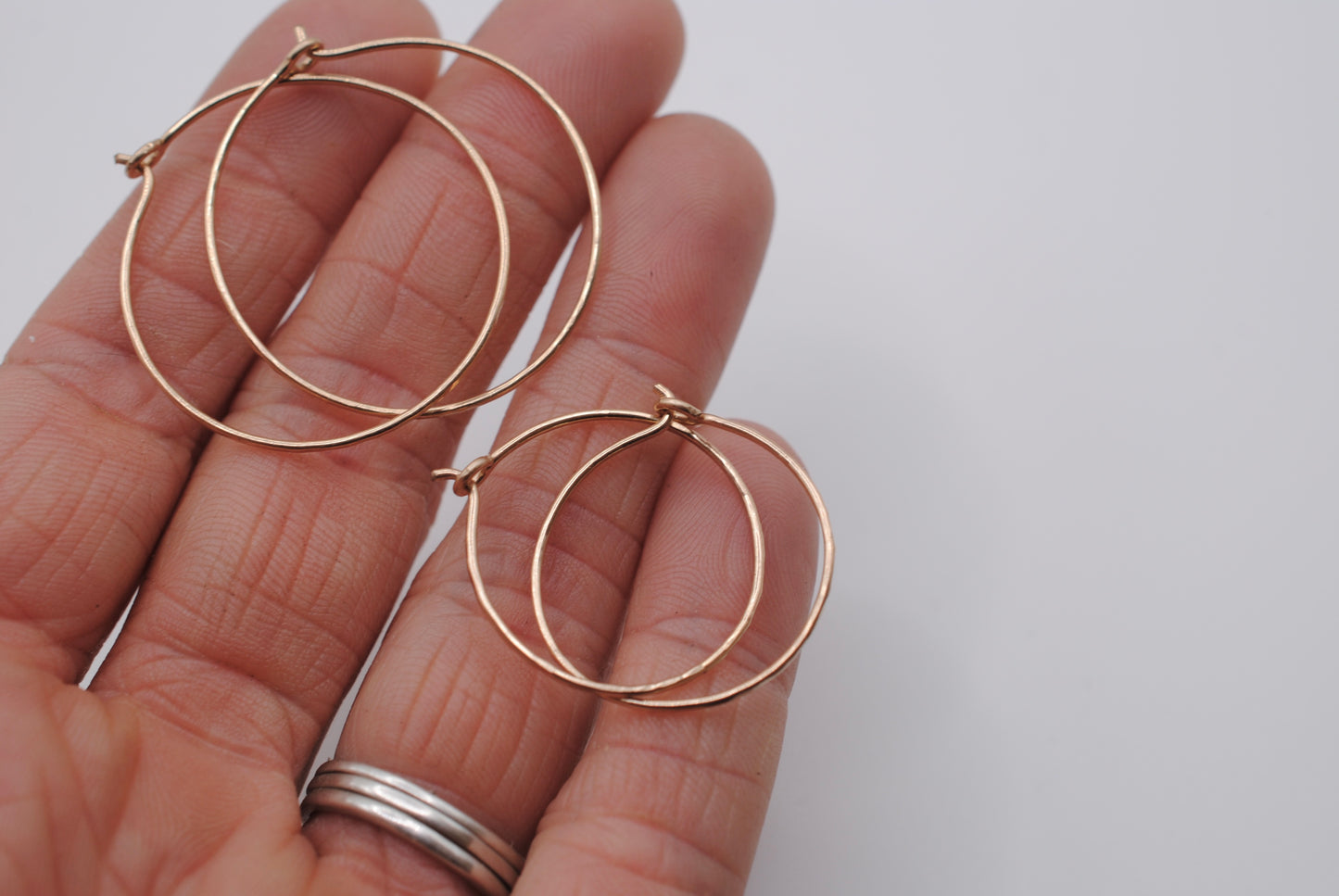 Gold fill hoops