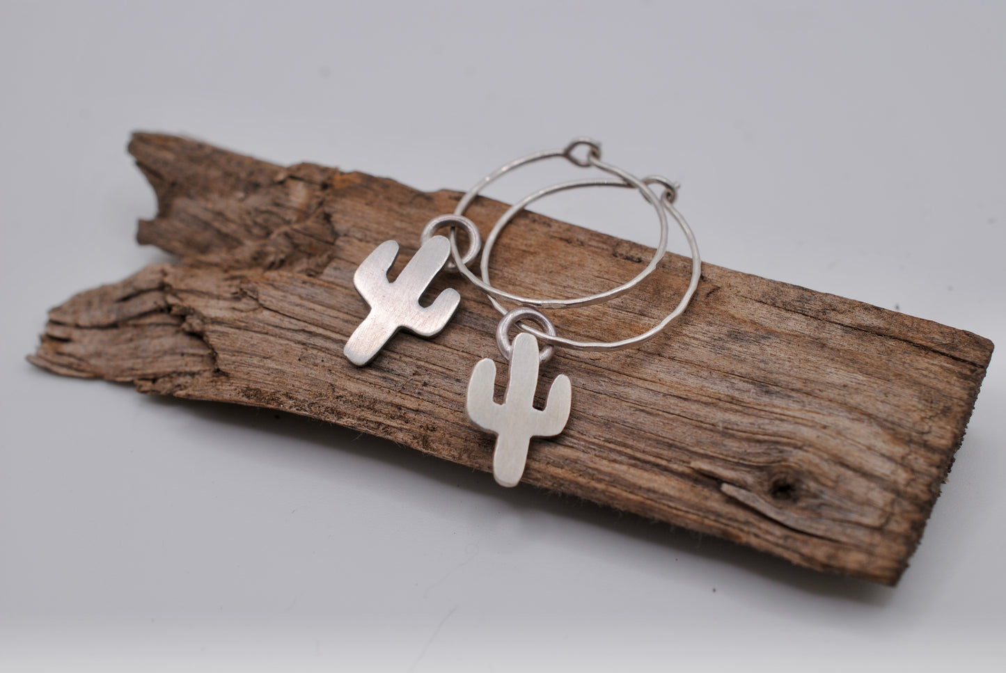 Cactus Hoop Earrings