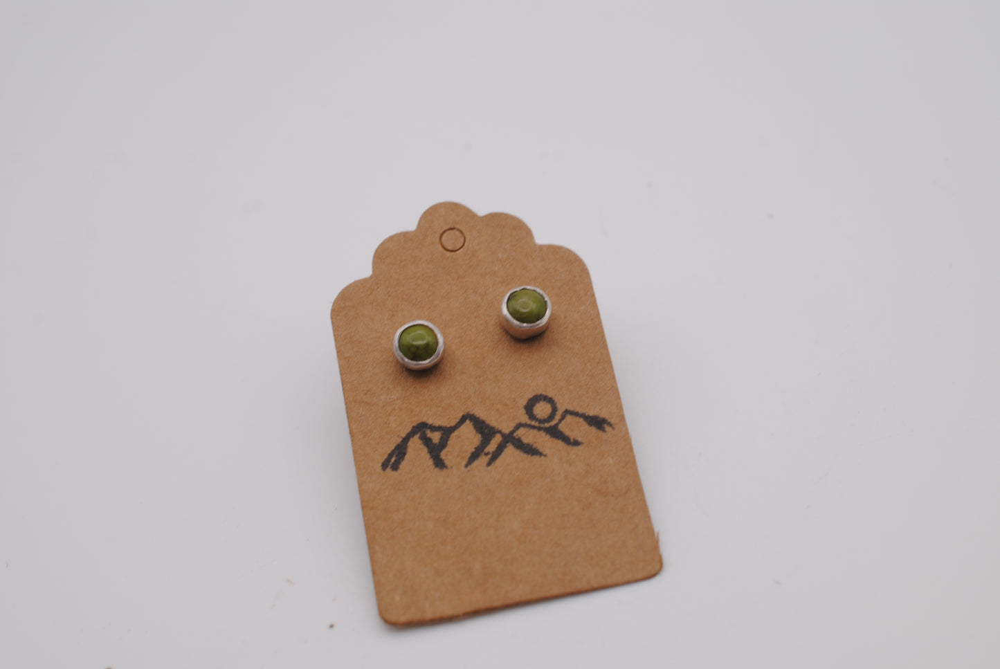 Green Turquoise Studs