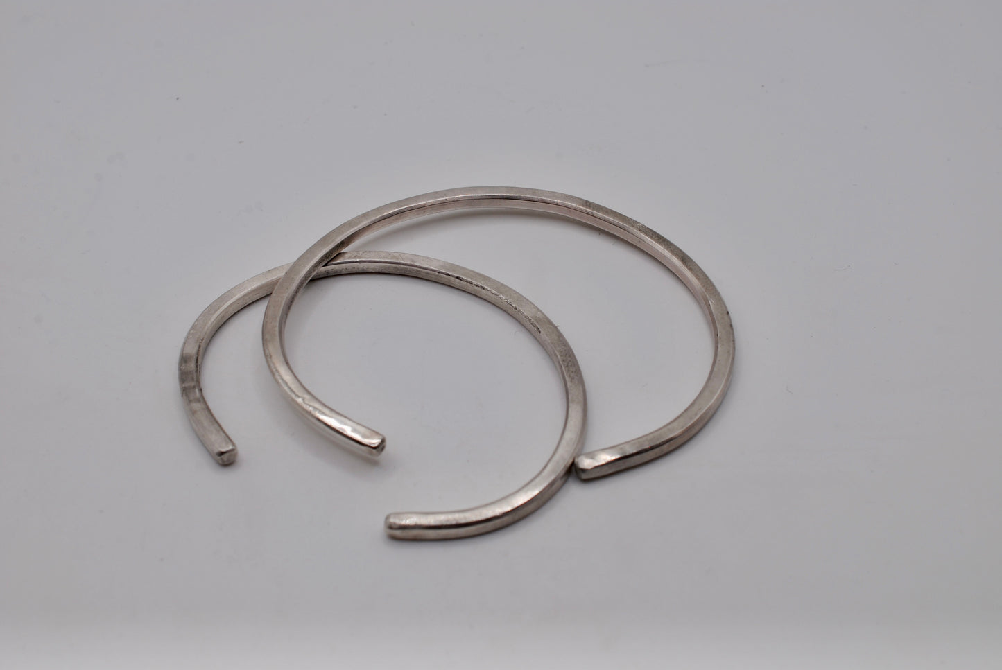 Recycled Silver Stacker Cuffs - Made to Order