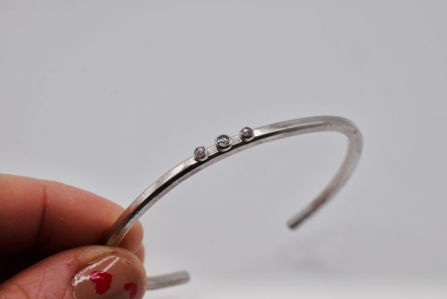 Triple Diamond Cuff