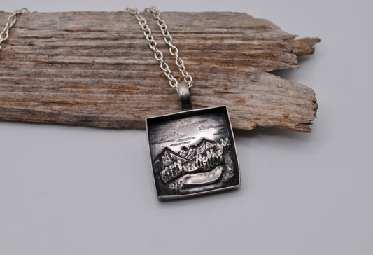 ShadowBox Alpine Lake Necklace