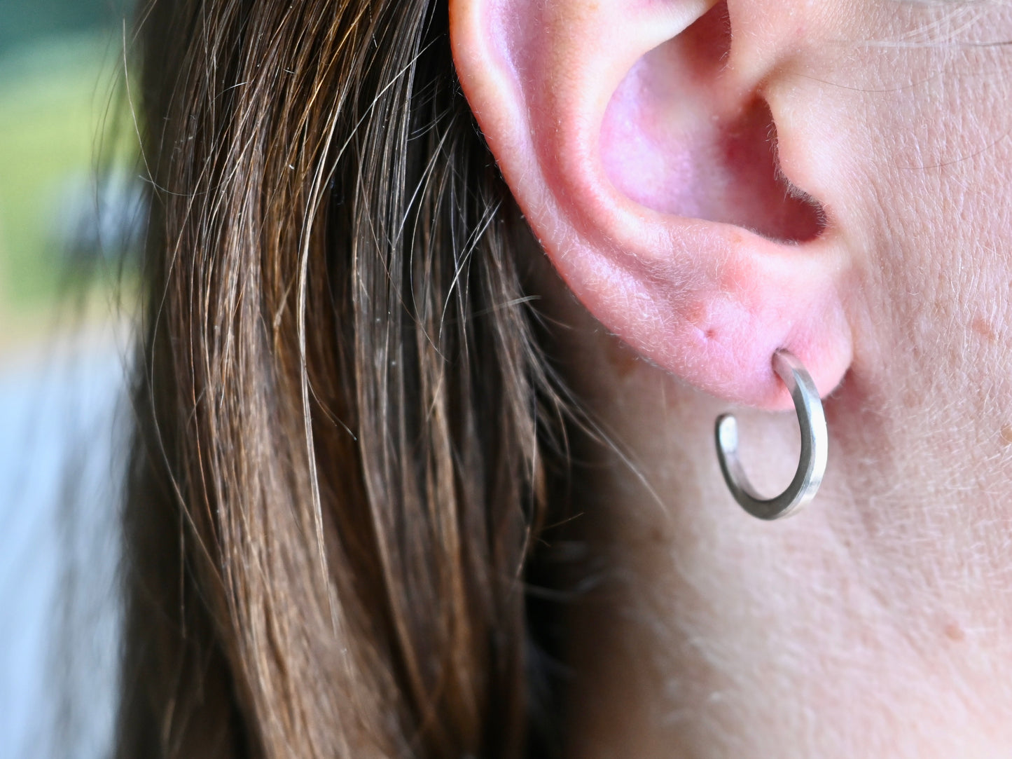 Square Hoop Earrings - Small, Med, Large
