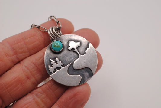 River & Trees Pendant