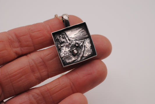 Desert Shadowbox Pendant