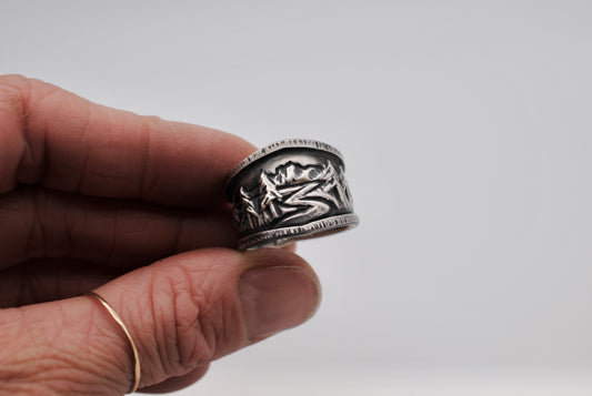 Mountain & River Ring - Size 8.5