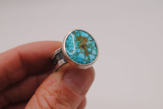 Aspen Band with Turquoise Size 7.5
