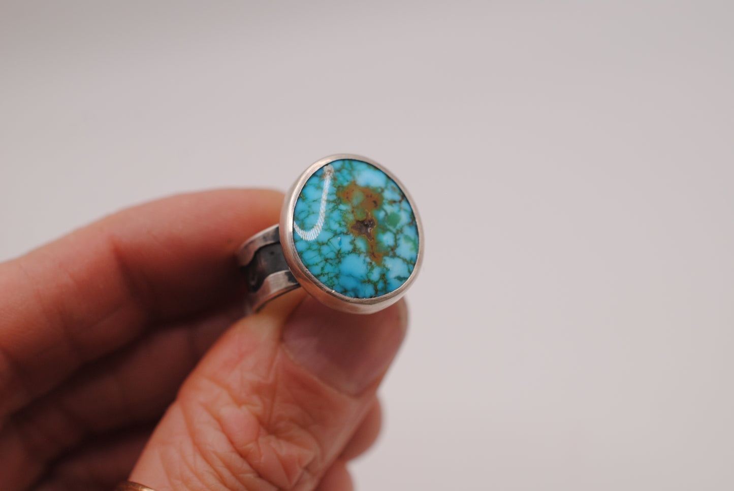 Aspen Band with Turquoise Size 7.5