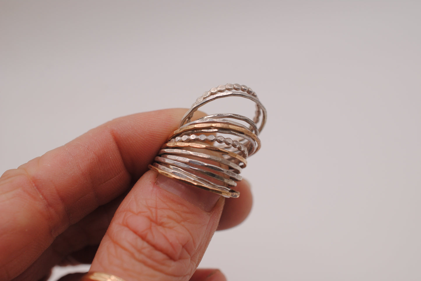 Stacking Rings - Silver & Gold Filled