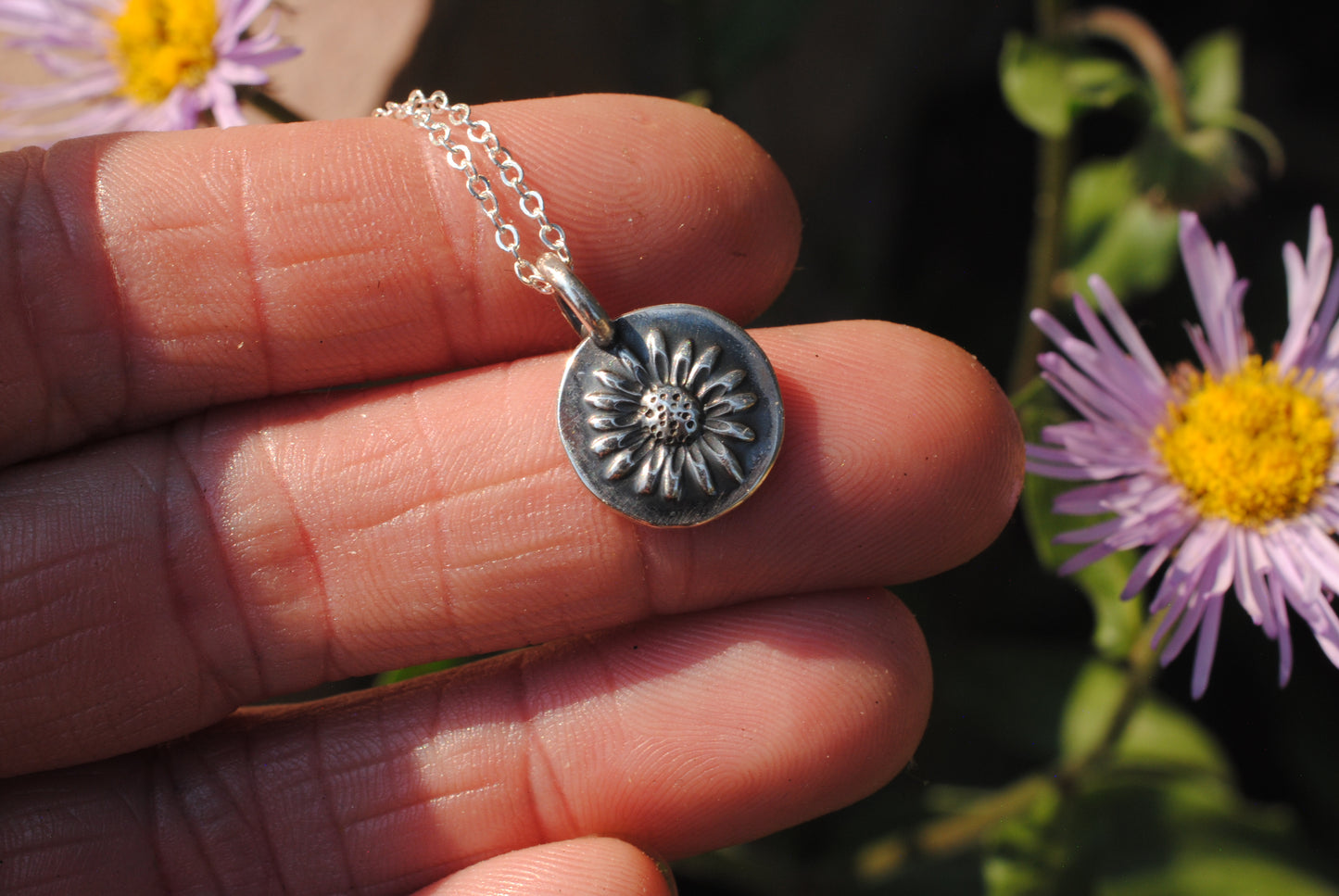 Aster Flower Pendant
