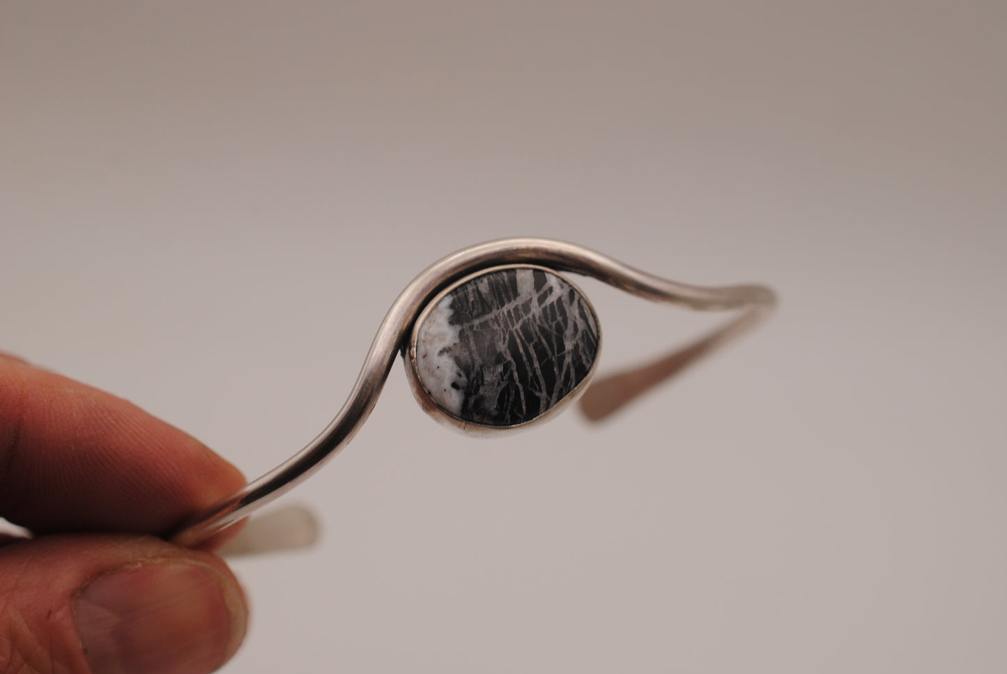 White Buffalo Wave Cuff