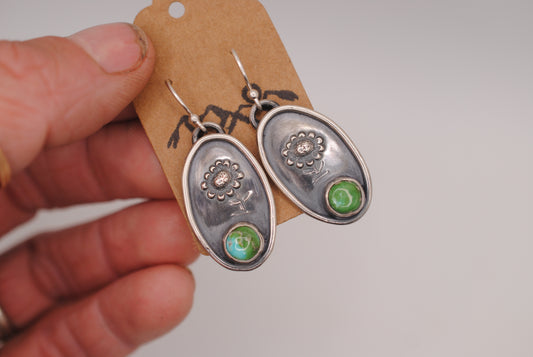 Aster Flower Earrings