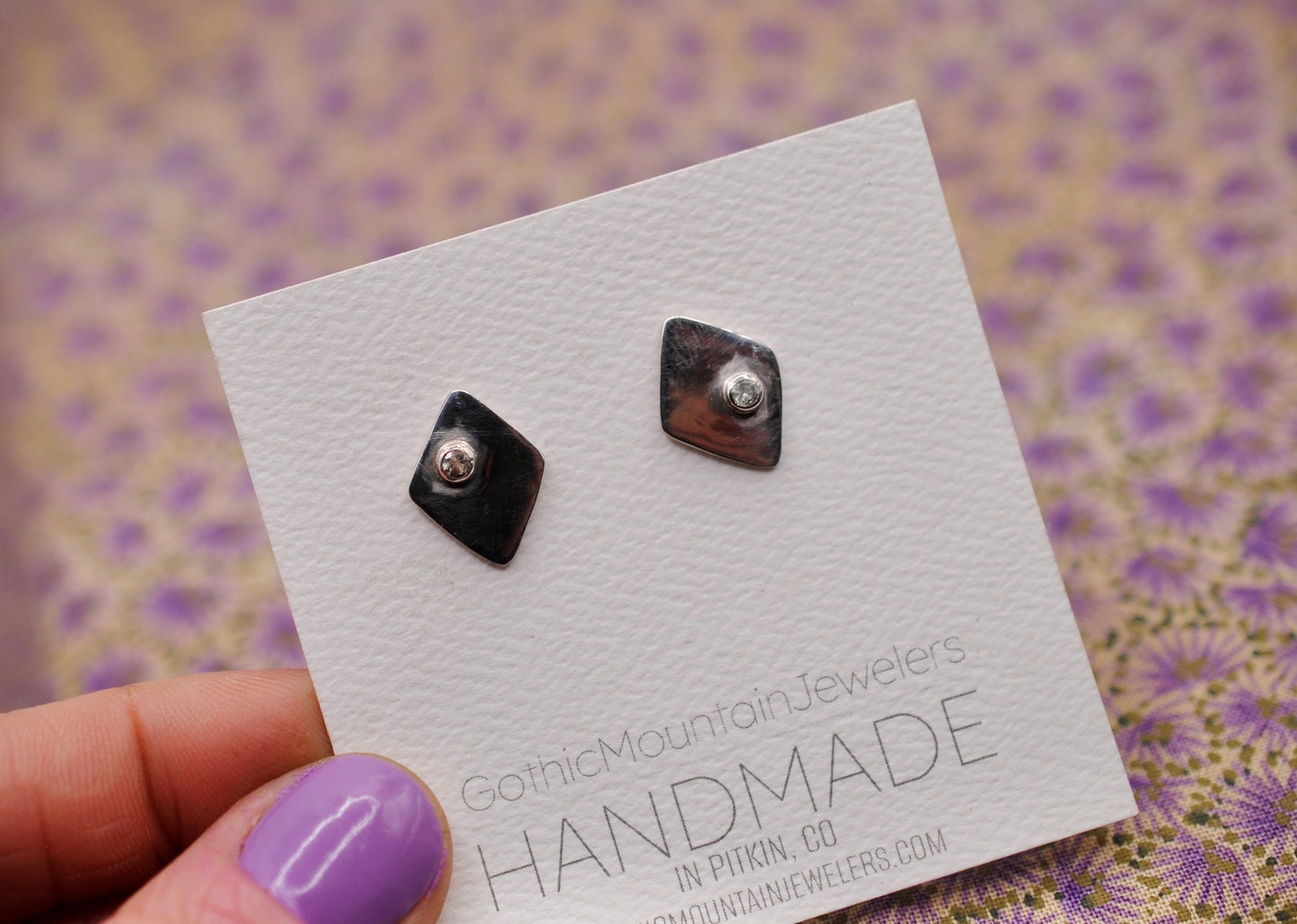 Montana Sapphire Stud Earrings