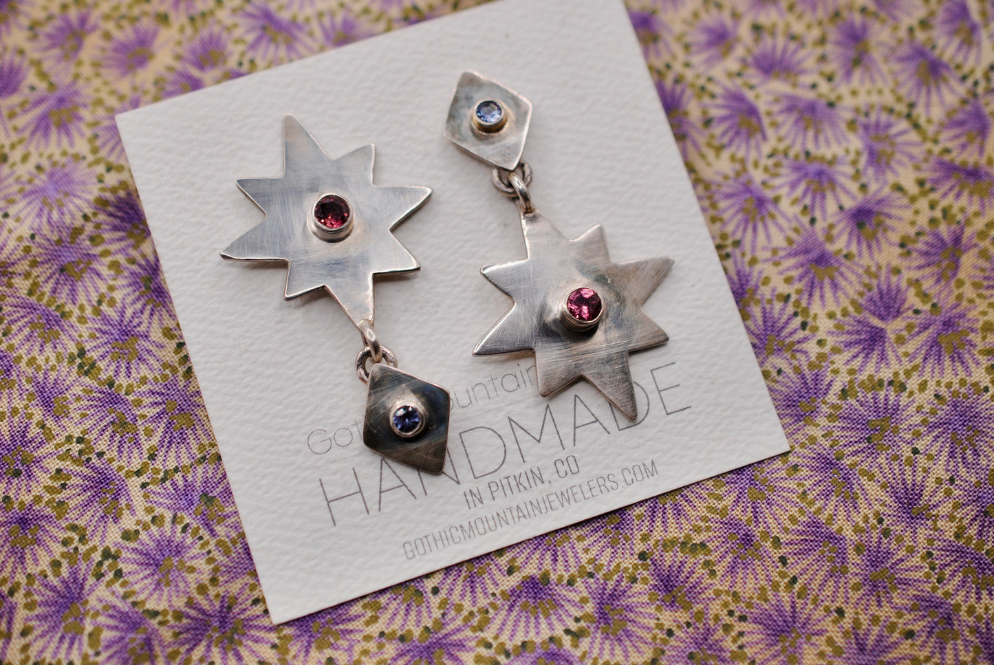 Asymmetrical Starburst Earrings