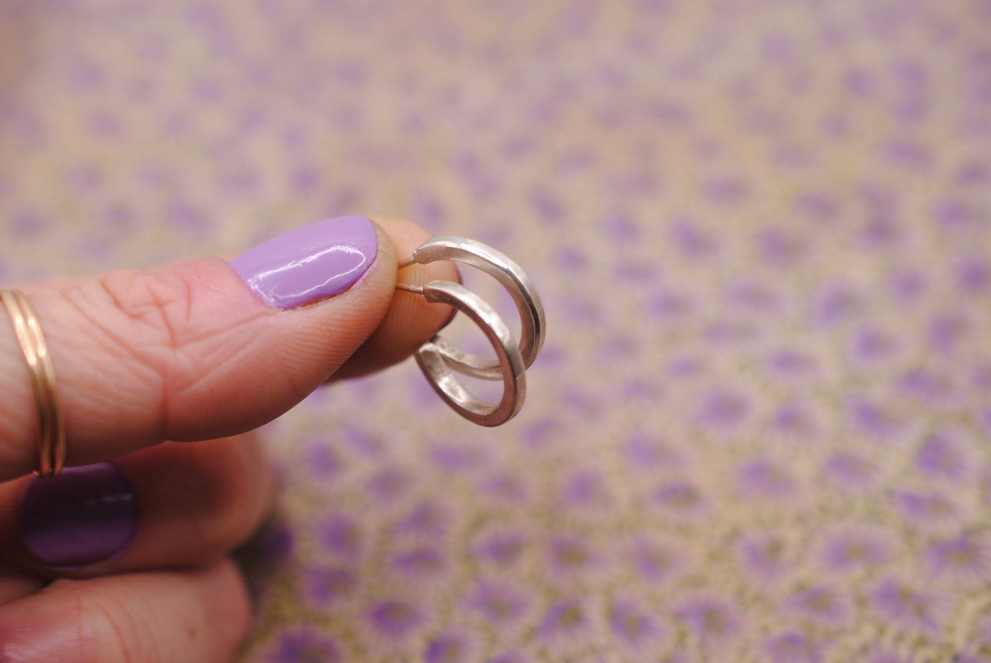 Square Hoop Earrings - Small, Med, Large