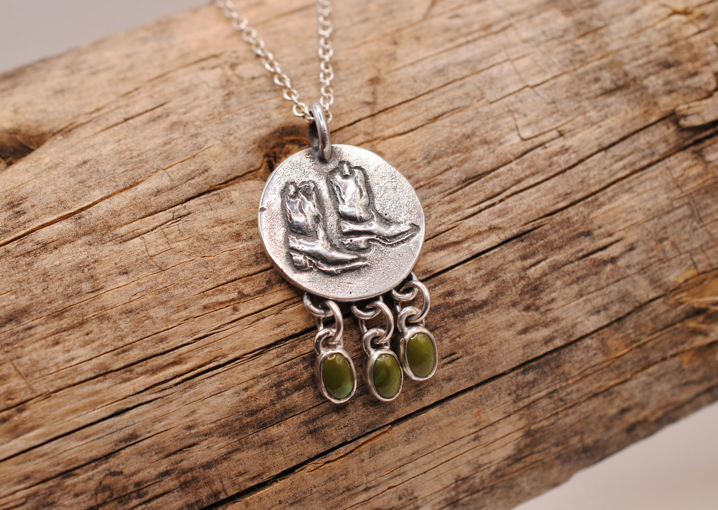 Cowboy Boots with Turquoise Fringe