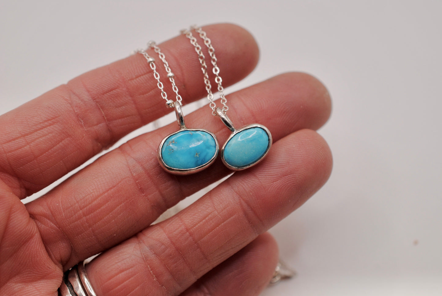 Tiny Turquoise Pendant 1