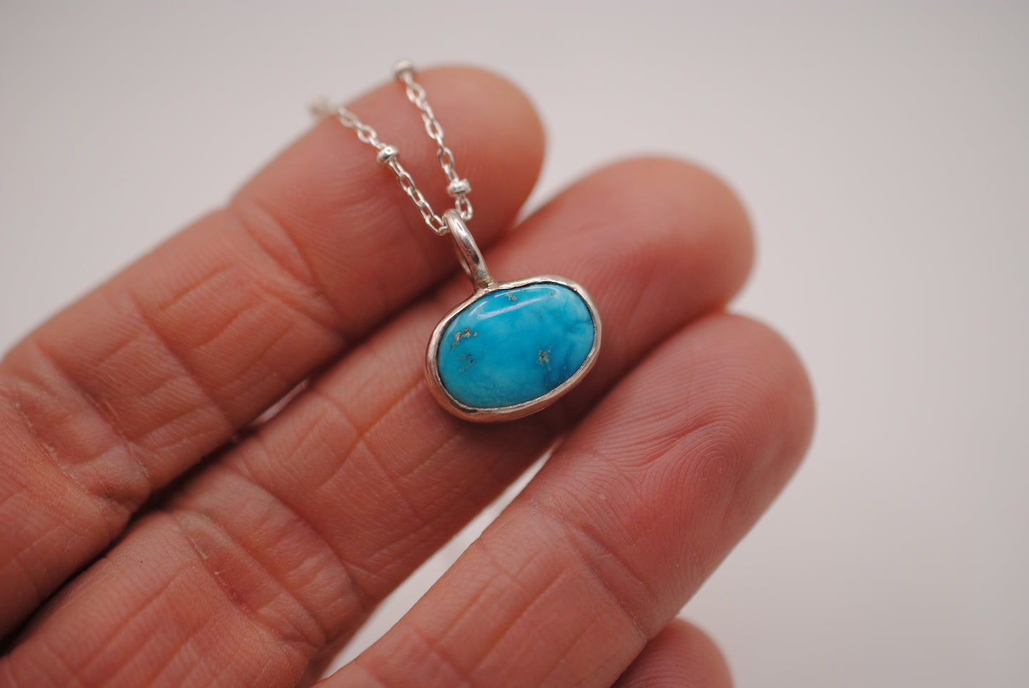 Tiny Turquoise Pendant 2