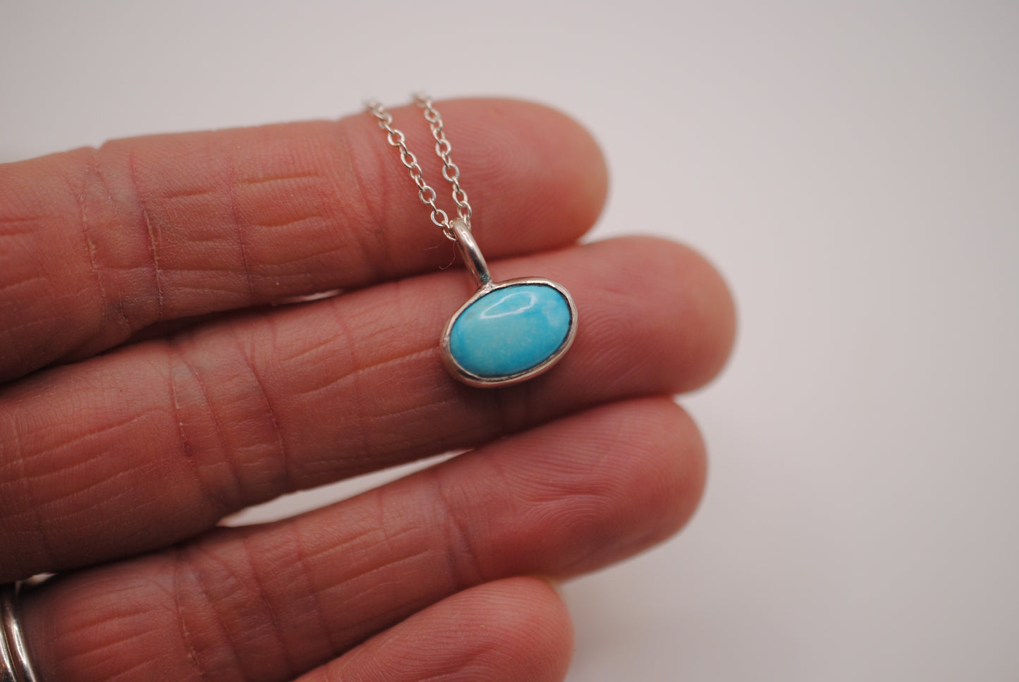 Tiny Turquoise Pendant 1