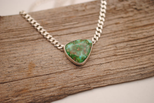 Curb Chain with Turquoise