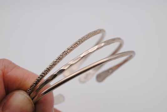 Silver Stacking Cuff