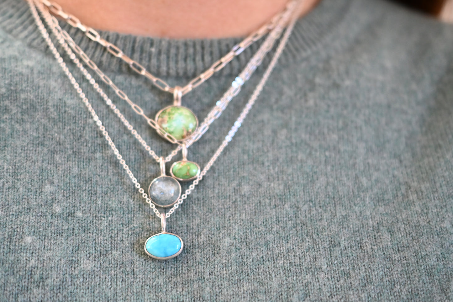 Simple Turquoise Pendant